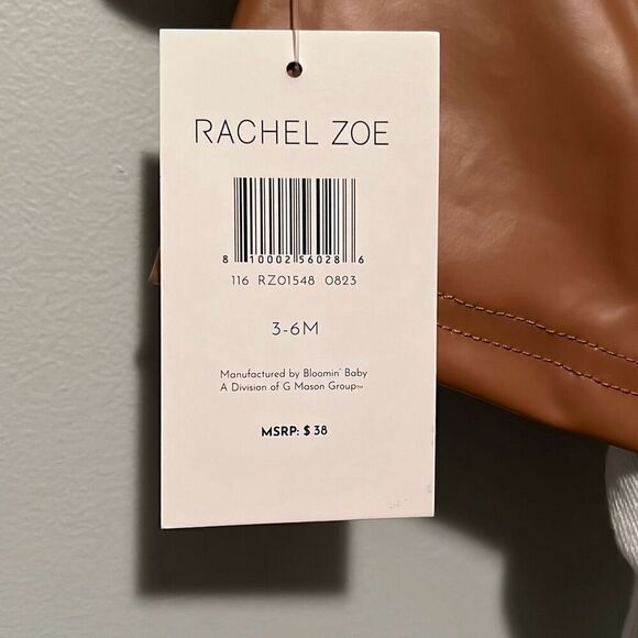 Rachel Zoe RZ Baby Bodysuit Short Tight Headband Set 4-Piece Size 3-6 Months NWT - Picture 6 of 9